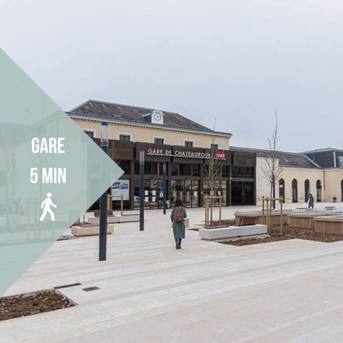 Le Voltaire • Proche Gare • Moderne Βίλα Châteauroux Εξωτερικό φωτογραφία